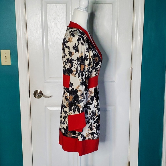 Vintage Cocomo Floral V Neck Tunic Top Small - Picture 4 of 9